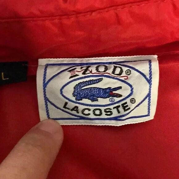 Vintage Izod Lacoste Windbreak  - Picture 4 of 12